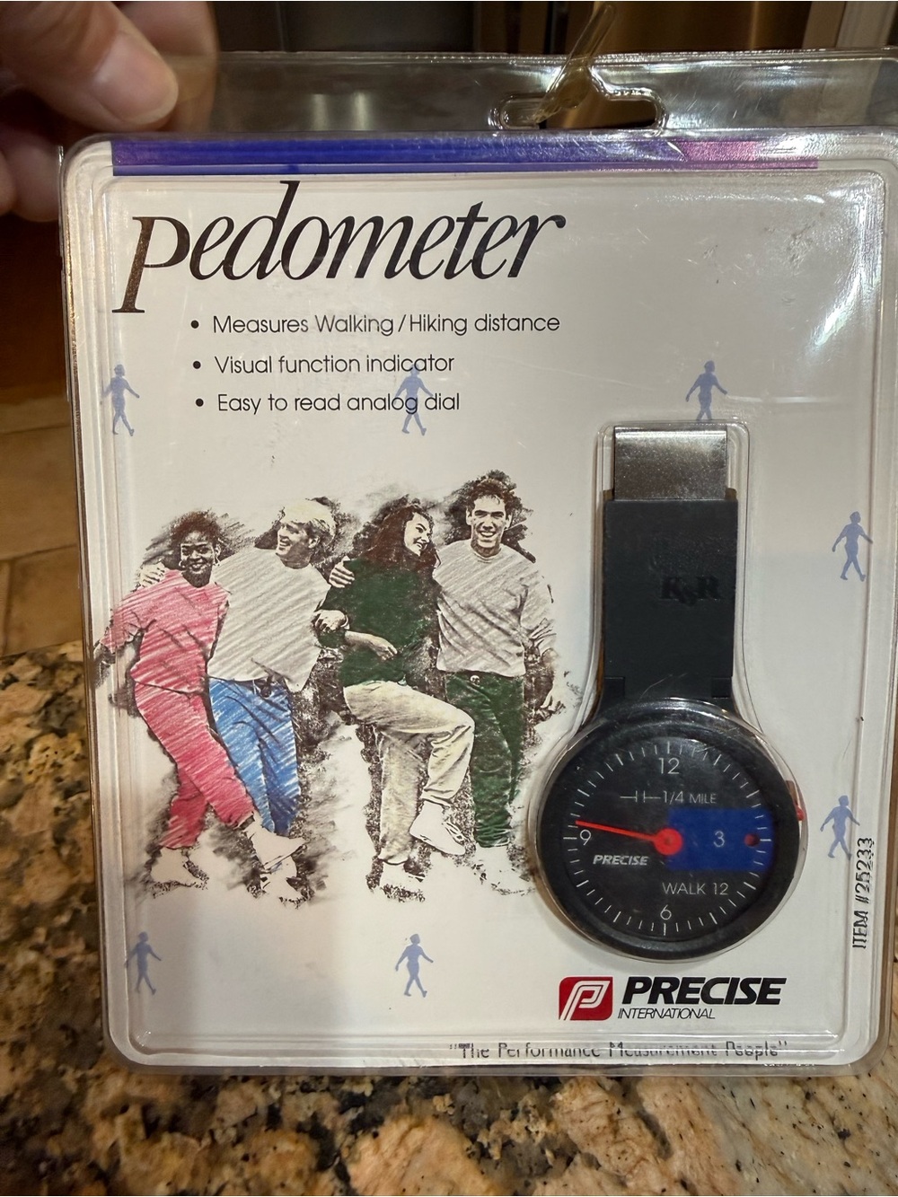 Precise International Pedometer - Black NEW